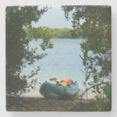 セントトーマス米ヴァージン諸島でカヤック ストーンコースター (正面)