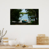 セントトーマス米ヴァージン諸島でカヤック ポスター (キッチン)