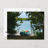 セントトーマス米ヴァージン諸島でカヤック ポストカード (正面/裏面)