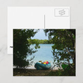 セントトーマス米ヴァージン諸島でカヤック ポストカード (正面/裏面)