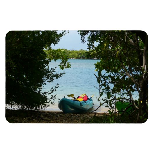 セントトーマス米ヴァージン諸島でカヤック マグネット (横)