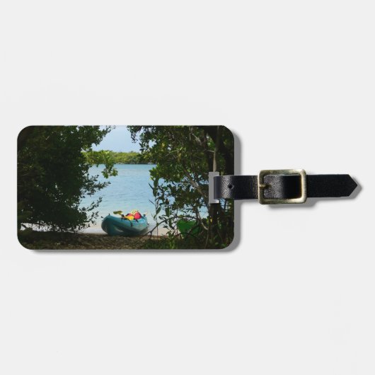 セントトーマス米ヴァージン諸島でカヤック ラゲッジタグ (正面横)