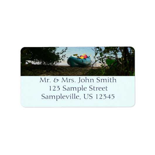 セントトーマス米ヴァージン諸島でカヤック ラベル (正面)