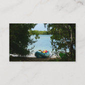 セントトーマス米ヴァージン諸島でカヤック 名刺 (裏面)