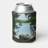 セントトーマス米ヴァージン諸島でカヤック 缶クーラー (缶裏面)