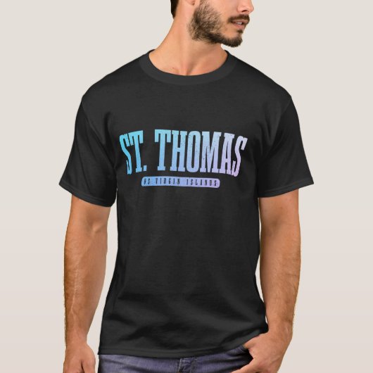 セントトーマス米ヴァージン諸島プライド休暇USVI V Tシャツ (正面)