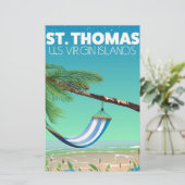 セントトーマス米ヴァージン諸島 便箋 (スタンド正面)