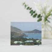 セントトーマス・バージニア諸島パノラマビュー ポストカード (スタンド正面)