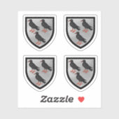 セントトーマス・ベケットの属性付き武器 – 4アップシルバー シール (シート)