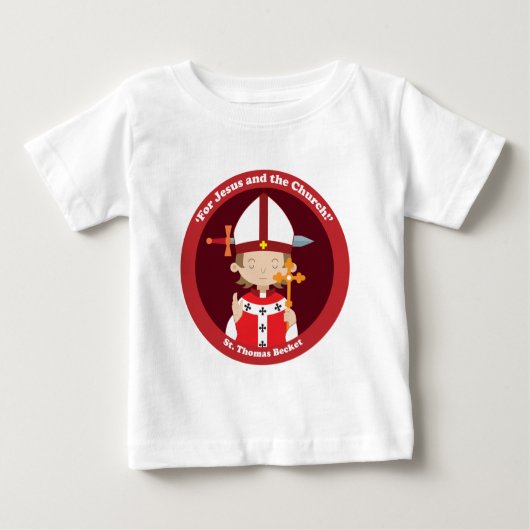 セントトーマス・ベケット ベビーTシャツ (正面)