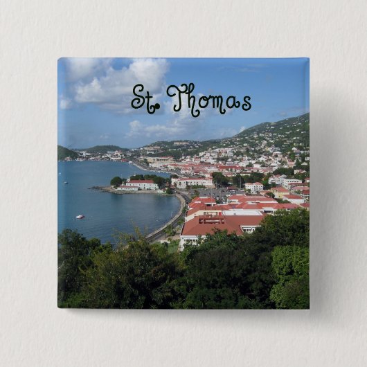 セントトーマス 缶バッジ (正面)