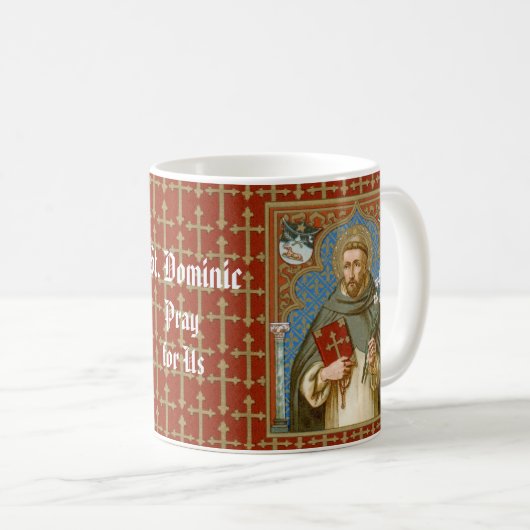セントドミニク・ド・グズマン(BK 011)コーヒーマグ2b コーヒーマグカップ (正面右)