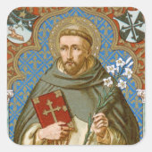 セントドミニク・ド・グズマン(BK 011) スクエアシール (正面)