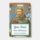 セントドミニク・ド・グズマン(BK 011) バッジ (裏面)