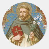 セントドミニク・ド・グズマン(BK 011) ラウンドシール (正面)