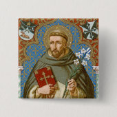 セントドミニク・ド・グズマン(BK 011) 缶バッジ (正面)