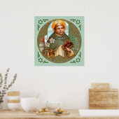 セントドミニク・ド・グズマン(BK 07) ポスター (キッチン)