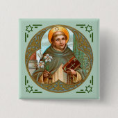 セントドミニク・ド・グズマン(BK 07) 缶バッジ (正面)