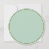 セントドミニク(BK 07)ラウンドフラットグリーティングカード (裏面)