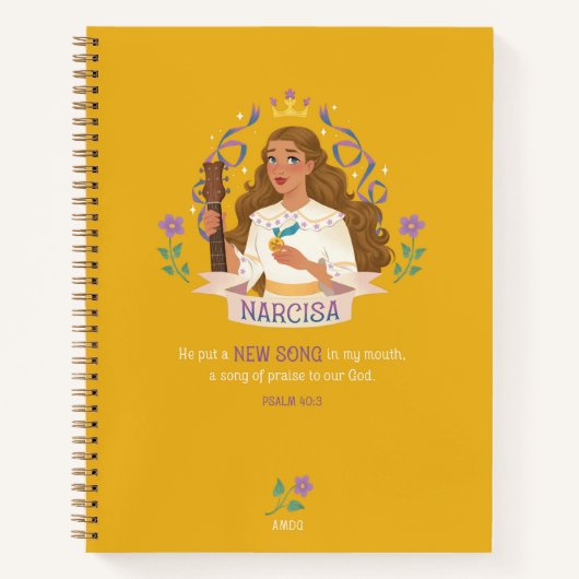 セントナルシサデジェススパイラルノート ノートブック (正面)