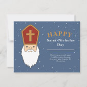 セントニコラスの日のグリーティングカード シーズンカード (正面)