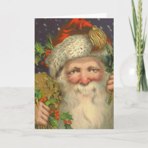 セントニコラスヴィンテージクリスマスカード シーズンカード
