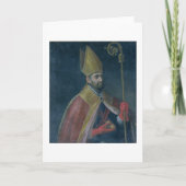 セントニコラス1700年のポートレート(キャンバスの油) シーズンカード (正面)