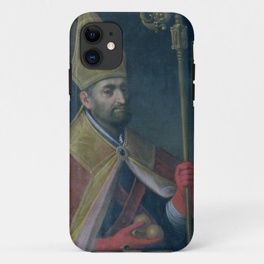 セントニコラス1700年のポートレート(キャンバスの油) Case-Mate iPhoneケース (裏面)