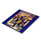 セントニコラス1929年2月ジョージ・ワシントンカバー タイル (側面)