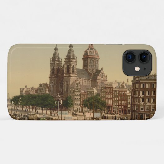 セントニコラス、アムステルダムのオランダの教会 Case-Mate iPhoneケース (裏面(横))