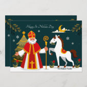 セントニコラス グリーティング カード (正面/裏面)