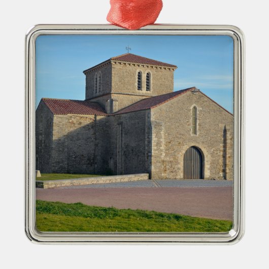 セントニコラプリオリーアットレサブルドロネ メタルオーナメント (正面)