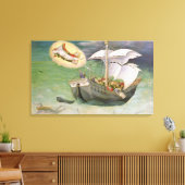 セントニコ救ラス船が難破船から キャンバスプリント (インサイチュ (リビング))