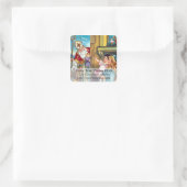 セントニックがヴィンテージクリスマス住所 シール (バッグ)