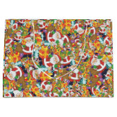 セントニックすてきサンタクロースのギフトクリスマスクリスマス ラージペーパーバッグ (正面)