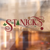 セントニックのベッドアンドブレックファストのクリスマス事業 ウィンドウサイン (シート2)