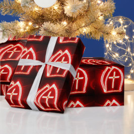 セントニックの日オランダマイタパターンシンタクラース ラッピングペーパー