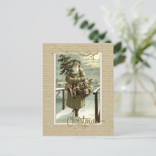 セントニッククリスマスヴィンテージ再生はがき シーズンポストカード (スタンド正面)