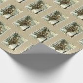 セントニッククリスマスヴィンテージ再生 ラッピングペーパー (角)