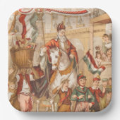 セントニックセントニコラスオランダシンタクラアスヴィンテージ ペーパープレート (正面)