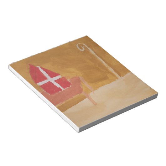 セントニックデイオランダシンタクラアスウォーターカラーマイター ノートパッド (アングル)