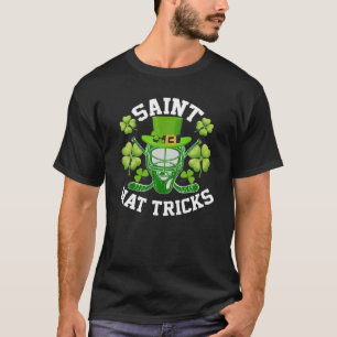 セントハットトリック聖パトリックのデイホッケーハットトリック Tシャツ