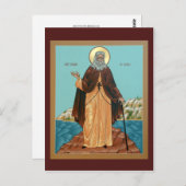 セントハーマンオブアラスカ祈りの言葉カード ポストカード (正面/裏面)