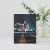 セントバジル大聖堂とホシコ ポストカード (スタンド正面)