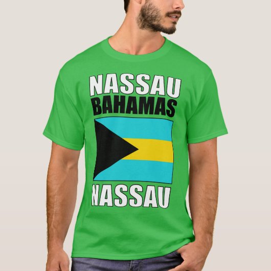 セントバハマ国旗 Tシャツ (正面)