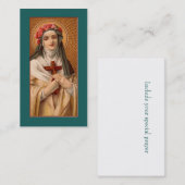 セントバラリマ祈りの言葉又は名刺 名刺 (正面/裏面)