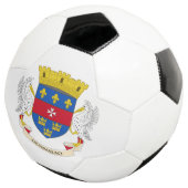 セントバルテルミー島の旗 サッカーボール (3/4)