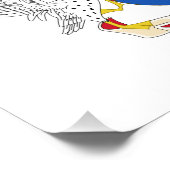 セントバルテルミー島の旗 フォトプリント            (角)