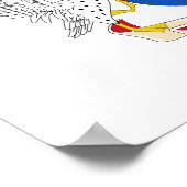 セントバルテルミー島の旗 ポスター (角)