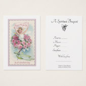 セントバレンタインスピリチュアル宗教的ブーケエンジェル (正面&裏面)